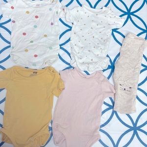 H&M 0-3 baby girl clothes